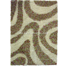 Karpet Polyester Viscose Shaggy dengan Reka Bentuk